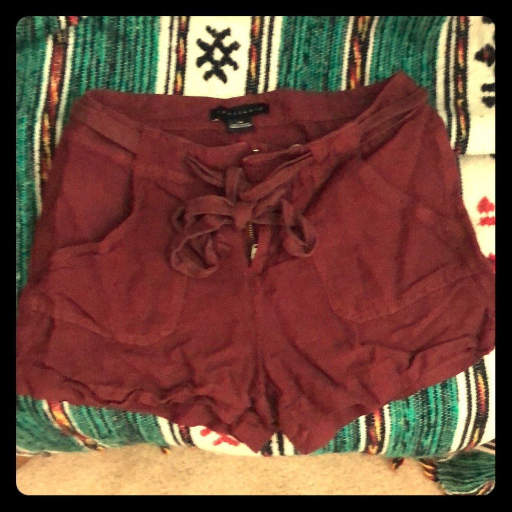 Linen shorts